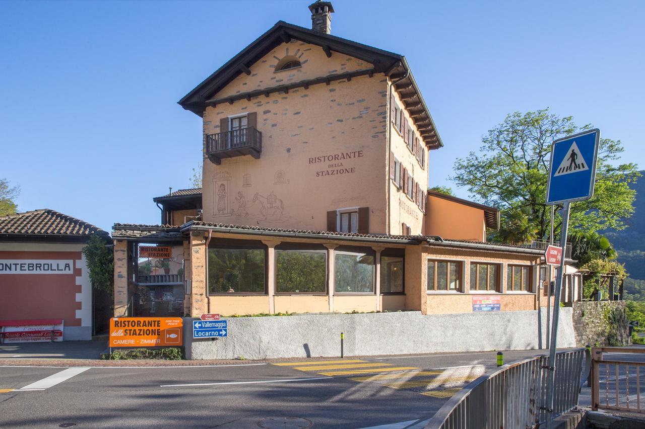 Ristorante Della Stazione Hotell Tegna Exteriör bild